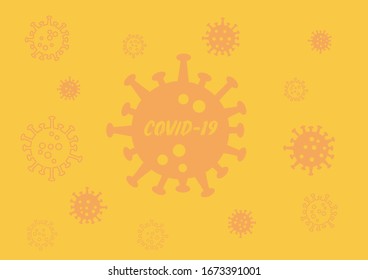 Covid-19 or Corona Virus outtbreak background