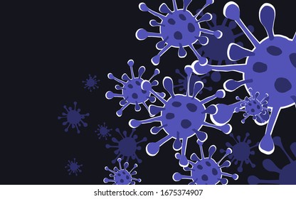 Covid-19 or Corona Virus outtbreak. Vector illustration