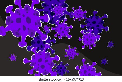 Covid-19 or Corona Virus outtbreak. Vector illustration