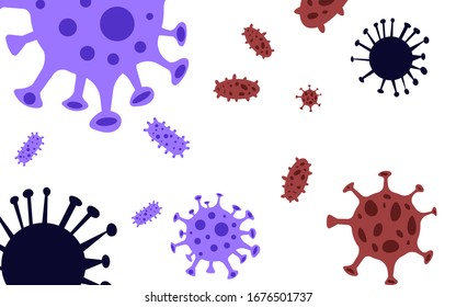 Covid-19 or Corona Virus outtbreak. Vector illustration