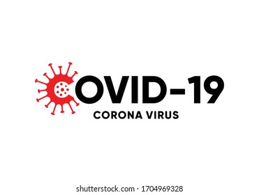 Covid-19 Corona Virus Vector Background Template