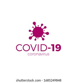 COVID-19 Corona virus vector simple design