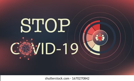 COVID-19, Coronavirus 2019-nCoV banner with infographic, Coronavirus in China. Novel coronavirus (2019-nCoV), CoV