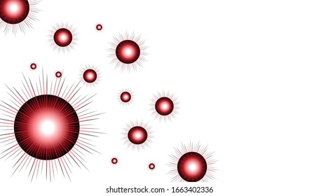 covid-19, Coronavirus 2019-nCov, virus, major pandemic in Asia and coronaviruses Influenza as a dangerous influenza patient Close-up virus microscope - vector