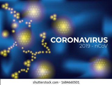 Covid-19 coronavirus background concept vector