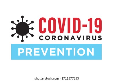 COVID-19 Coronavirus Breaking News Vector Text Sign Illustration Background
