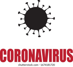 COVID-19 Coronavirus cell. Danger contamination bacteria cells. Vector illustration VI.