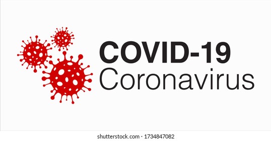 Diseño conceptual de Covid-19 Coronavirus. Ilustración vectorial de virus peligrosos. Enfermedad de Coronavirus llamada COVID-19.