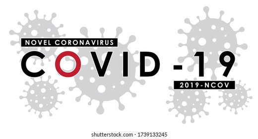 COVID-19 coronavirus dangerous virus, vector illustration.