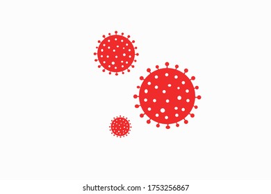 Covid-19 Coronavirus - dangerous virus vector illustration