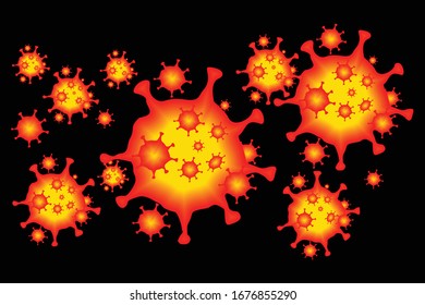 COVID-19 - Coronavirus disease - 2019-nCoV, WUHAN corona virus concept.