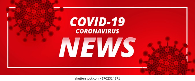 covid19 coronavirus latest news and updates red banner