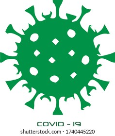 covid19 Logo-Muster