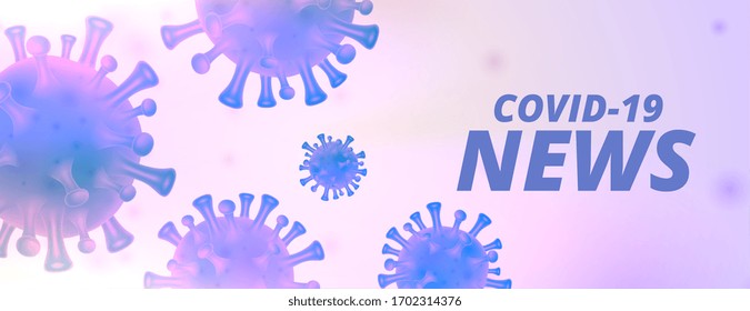 covid19 coronavirus news and updates banner design