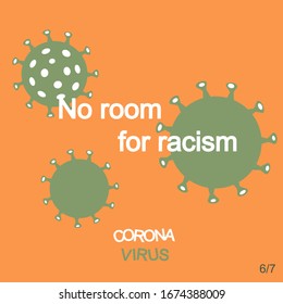 Covid-19 Coronavirus. No room for racism.