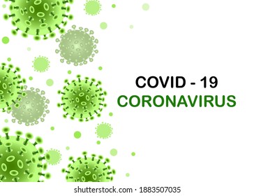 COVID-19. Coronavirus outbreak design for banners, websites, publications, news, prints. Vector illustration.