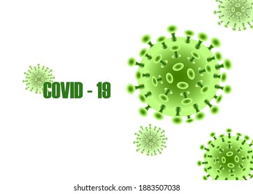 COVID-19. Coronavirus outbreak design for banners, websites, publications, news, prints. Vector illustration.