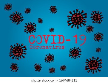 Covid-19, Coronavirus, Outbreak, vector design