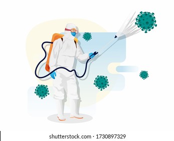 Covid-19 or coronavirus prevention protocols concept with diverse people washing hands, wearing a surgical face mask and spraying sanitizer 