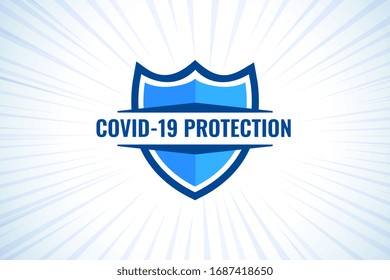 covid-19 coronavirus protection shield for medical purpose