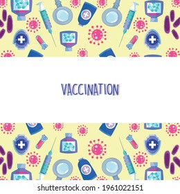 covid-19 coronavirus vaccine medical banner