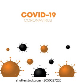 covid-19, coronavirus virus floating in a cellular environment , coronaviruses influenza background, viral disease epidemic, 3D rendering of virus, organism illustration