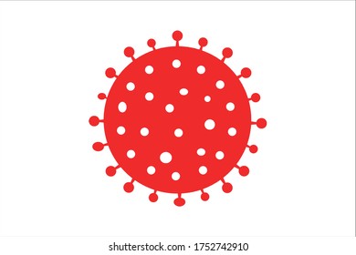 Covid-19 coronavirus. Virus vector illustration