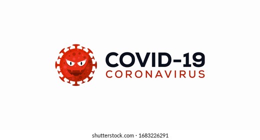 COVID-19 coronavirus, virus vector template