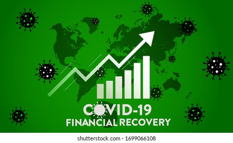 COVID-19 Coronavirus World Financial Recovery Background