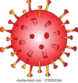 Covid-19 Coronavirus World Health organization WHO introduced new official name for Coronavirus disease named COVID-19, dangerous virus vector illustration