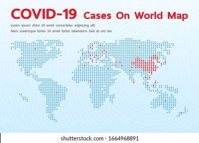 Covid-19, Covid 19 map confirmed cases report worldwide globally. Coronavirus disease 2019 situation update worldwide. Maps show where the coronavirus has spread, graphic on white background