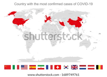 Covid-19, Covid 19 map confirmed cases report worldwide globally. Coronavirus disease 2019 situation update worldwide. Maps show where the coronavirus has spread, graphic on white background