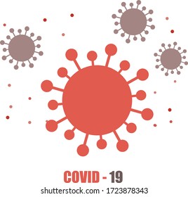 COVID-19 Creative Simple Artwork Design 