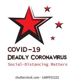 COVID-19, deadly coronavirus awareness campaign.