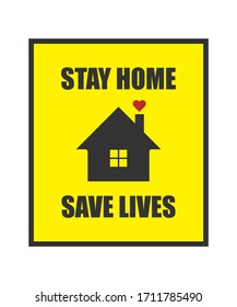 Covid-19 info sign. Coronavirus vector icon. Social distancing, avoid crowds and stop corona virus campaign. Stay and work at home logo. biohazard symbol. Pandemic information poster.