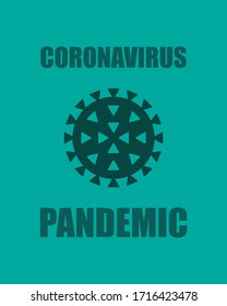 Covid-19 info sign. Coronavirus vector icon symbol. Social distancing, avoid crowds and stop corona virus campaign. Stay and work at home logo. Sars pandemic information poster.