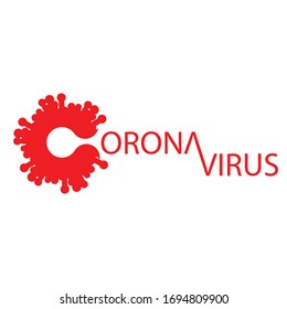 Covid-19 logo . coronavirus . vector illustration.