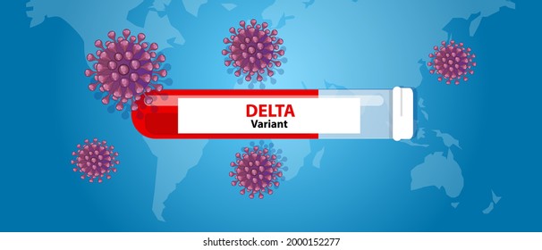 covid-19 new variant delta corona virus epidemic mutation crowd 