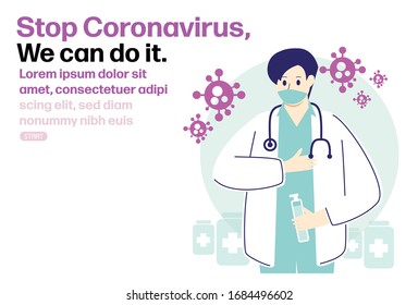 COVID-19. Novel Coronavirus. Covid-19 disease prevention infographic with icons and text, healthcare and medicine concept, health and medical vector illustration. 2019-nCoV concept.