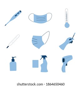 Covid-19 outbreak travel restrictions concept vector illustration.