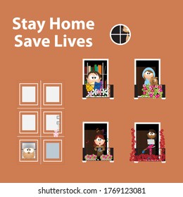 COVID-19 pandemic: Stay home save lives