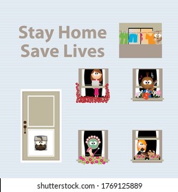COVID-19 pandemic: Stay home save lives