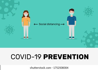 Covid-19 Prevention with social distancing