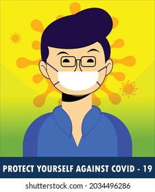 COVID-19 Safety Measures and Precautions Warning Sign - How to Protect Yourself and Others - What To Do Sign - Infographics Poster Suitable for Print and Other Display Areas.