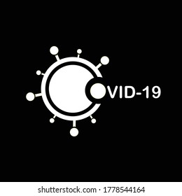 COVID-19 sign and symbol vector. Coronavirus sign.
