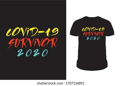 Covid-19 Survivor 2020 T Shirt Design