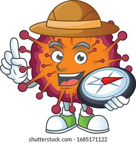 COVID19 syndrome an experienced explorer working using a compass