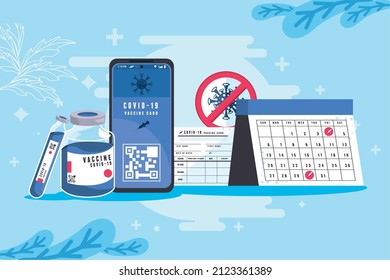 covid19 vaccination equipment drugs poster