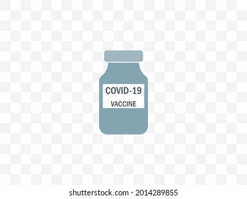 Covid-19. Vaccination, injection, inoculation icon. Vector illustration. flat design.