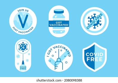 Covid-19 Vaccination.A Precautionary Measure to protect yourself. Vector illustrator template Vector illustrator templates
